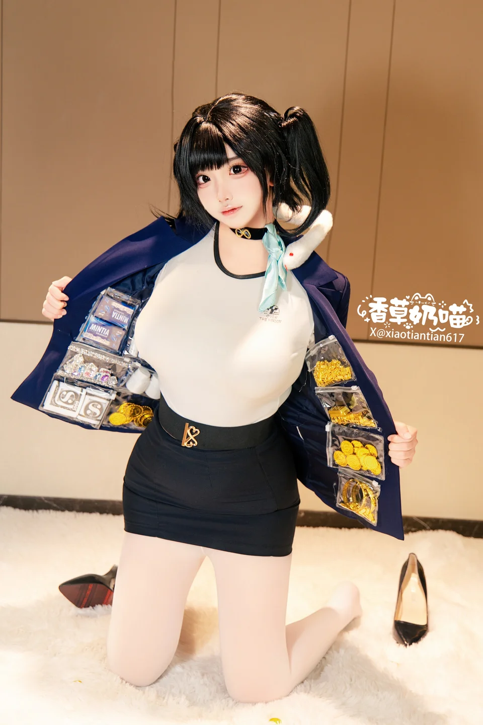 香草奶喵 - No.005 索拉 [136P,22V-2.36GB] tg@simisebaisi 【丝足阁】011.webp